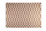 ZUIVER Checker gulvtæppe, m. mønster – beige genbrugsplastik (160×230) - Kategori: Stilfulde plaids og tæpper 4 ZUIVER Checker gulvtæppe, m. mønster - beige genbrugsplastik (160x230)