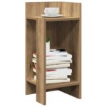 vidaXL Sideborde 2 stk med reol artisan eg 25,5x27x60 cm