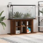 vidaXL akvariebord 120x40x60 cm konstrueret træ brun egetræsfarve - Kategori: Egetræshylder til hjemmet 4 vidaXL akvariebord 120x40x60 cm konstrueret træ brun egetræsfarve