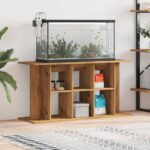 vidaXL akvariebord 120x40x60 cm konstrueret træ kunsteg - Kategori: Egetræshylder til hjemmet 4 vidaXL akvariebord 120x40x60 cm konstrueret træ kunsteg