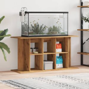 vidaXL akvariebord 120x40x60 cm konstrueret træ kunsteg