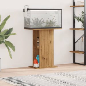 vidaXL akvariebord 36x60,5x72,5 cm konstrueret træ kunsteg