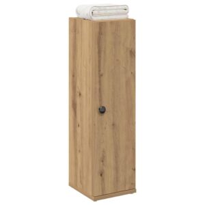 vidaXL badeværelsesskab med rulleholder 20,5x22x72 cm kunsteg