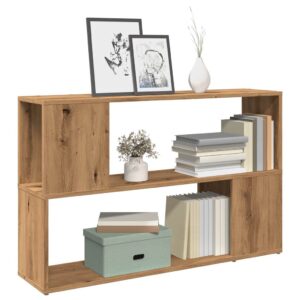 vidaXL bogreol 100x24x63 cm konstrueret træ kunsteg