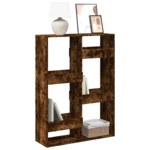 vidaXL bogreol 100x33x135 cm konstrueret træ røget egetræsfarve