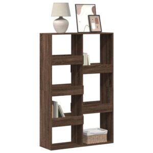 vidaXL bogreol 100x33x155,5 cm konstrueret træ brun egetræsfarve