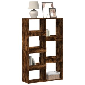 vidaXL bogreol 100x33x155,5 cm konstrueret træ røget egetræsfarve