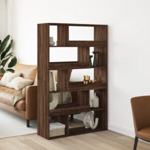 vidaXL bogreol 100x33x156,5 cm konstrueret træ brun egetræsfarve