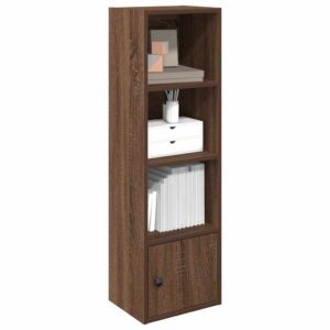 vidaXL bogreol 31x24x102 cm konstrueret træ brun egetræsfarve