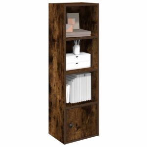 vidaXL bogreol 31x24x102 cm konstrueret træ røget egetræsfarve