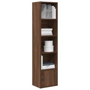 vidaXL bogreol 31x24x127 cm konstrueret træ brun egetræsfarve