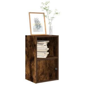 vidaXL bogreol 31x24x52 cm konstrueret træ røget egetræsfarve