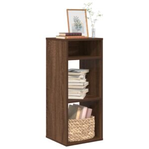 vidaXL bogreol 34x31x80cm konstrueret træ brun egetræsfarve