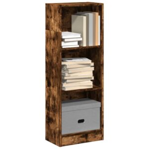 vidaXL bogreol 40x24x109 cm konstrueret træ røget egetræsfarve