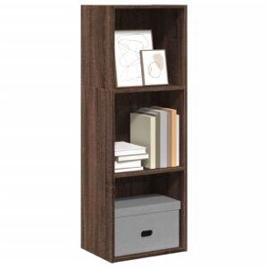 vidaXL bogreol 40x30x114 cm konstrueret træ brun egetræsfarve