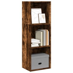 vidaXL bogreol 40x30x114 cm konstrueret træ røget egetræsfarve