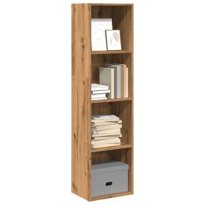 vidaXL bogreol 40x30x152 cm konstrueret træ gammelt eg