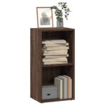 vidaXL bogreol 40x30x77 cm konstrueret træ brun egetræsfarve