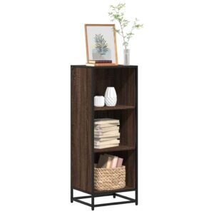 vidaXL bogreol 40x35x107,5 cm konstrueret træ brun egetræsfarve