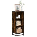 vidaXL bogreol 40x35x107,5 cm konstrueret træ røget egetræ - Kategori: Egetræshylder til hjemmet 4 vidaXL bogreol 40x35x107,5 cm konstrueret træ røget egetræ