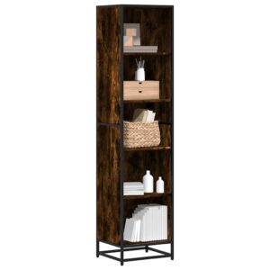 vidaXL bogreol 40x35x170,5 cm konstrueret træ røget egetræ