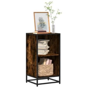 vidaXL bogreol 40x35x76 cm konstrueret træ røget egetræ