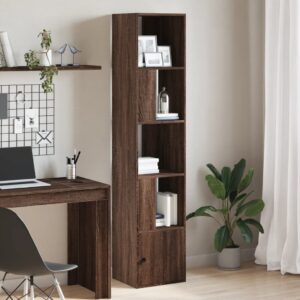 vidaXL bogreol 40x36x189 cm konstrueret træ brun egetræsfarve