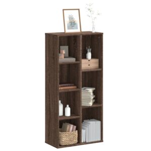 vidaXL bogreol 50x25x105 cm konstrueret træ brun egetræsfarve