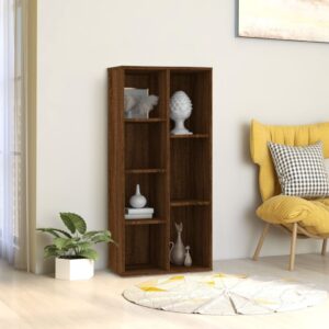 vidaXL bogreol 50x25x106 cm brun egetræsfarve