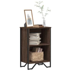 vidaXL bogreol 50x31x74,5 cm konstrueret træ brun egetræsfarve