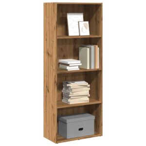 vidaXL bogreol 60x30x152 cm konstrueret træ kunsteg