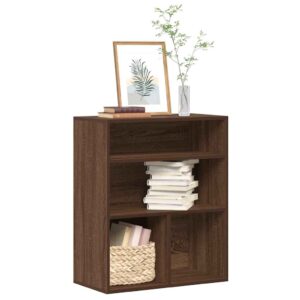 vidaXL bogreol 60x30x71,5 cm konstrueret træ brun egetræsfarve