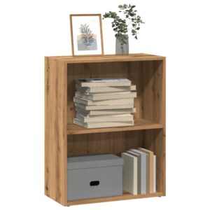 vidaXL bogreol 60x30x77 cm konstrueret træ egetræsfarve