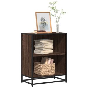 vidaXL bogreol 60x35x76 cm konstrueret træ brun egetræsfarve