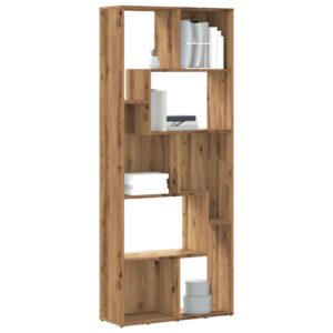 vidaXL bogreol 67x24x161 cm konstrueret træ kunsteg