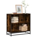 vidaXL bogreol 80,5x35x76 cm konstrueret træ røget egetræ - Kategori: Egetræshylder til hjemmet 4 vidaXL bogreol 80,5x35x76 cm konstrueret træ røget egetræ