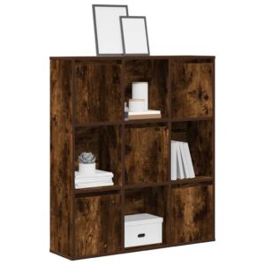 vidaXL bogreol 89x24x101,5 cm konstrueret træ røget egetræsfarve