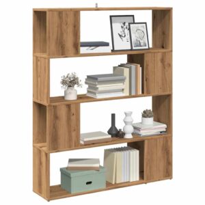 vidaXL bogreol/rumdeler 100x24x124,5 cm kunsteg