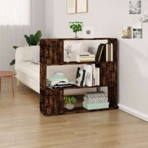 vidaXL bogreol/rumdeler 100x24x94 cm røget egetræsfarve