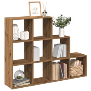 vidaXL bogreol/rumdeler 137,5x29x103,5 cm konstrueret træ kunsteg