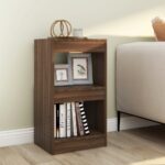 vidaXL bogreol/rumdeler 40x30x72 cm brun egetræ - Kategori: Egetræshylder til hjemmet 4 vidaXL bogreol/rumdeler 40x30x72 cm brun egetræ
