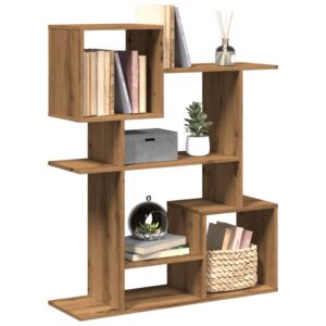 vidaXL bogreol/rumdeler 92x29x112 cm konstrueret træ kunsteg