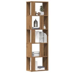 vidaXL bogskab 45x24x159 cm konstrueret træ kunsteg