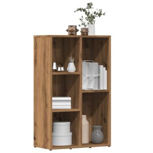 vidaXL bogskab 50x25x80 cm konstrueret træ kunsteg
