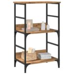 vidaXL bogskab 50x33x82 cm konstrueret træ kunsteg