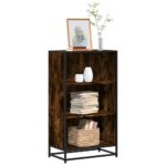 vidaXL bogskab 60x35x107,5 cm konstrueret træ røget egetræ - Kategori: Egetræshylder til hjemmet 4 vidaXL bogskab 60x35x107,5 cm konstrueret træ røget egetræ