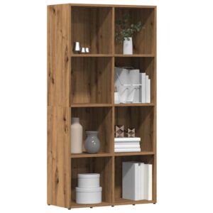 vidaXL bogskab 66x30x130 cm konstrueret træ kunsteg