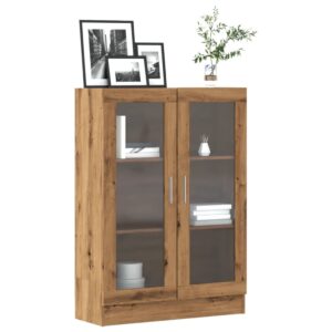 vidaXL bogskab 82,5x30,5x115 cm konstrueret træ kunsteg