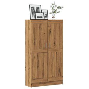 vidaXL bogskab 82,5x30,5x150 cm konstrueret træ kunsteg