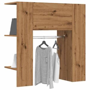 vidaXL entrémøbel 97,5x37x99 cm konstrueret træ artisan egetræsfarve